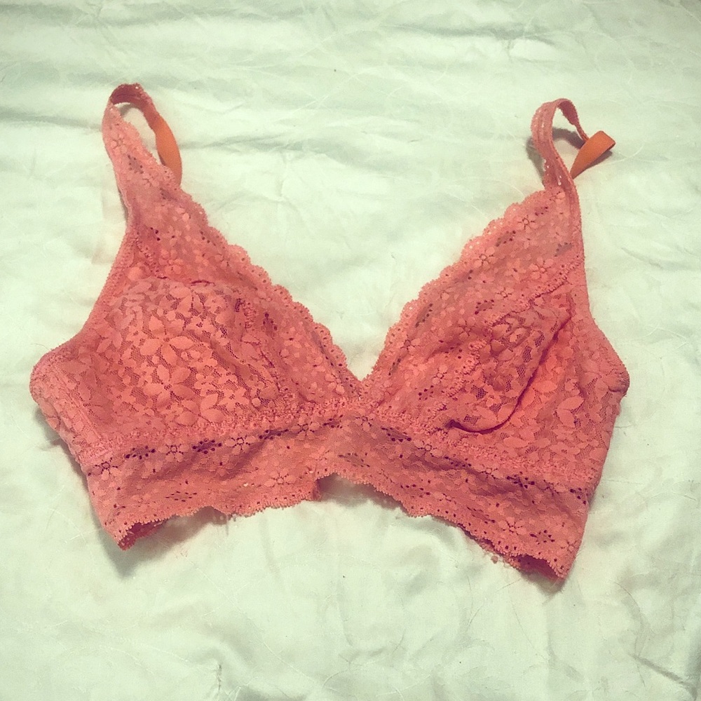 Pink Wacoal Wireless Bra 36 - convert to racerback